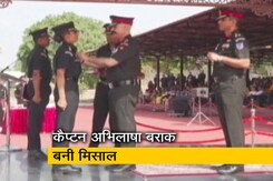 कैप्टन अभिलाषा बराक बनीं देश की पहली लड़ाकू पायलट, सेना ने किया सम्मानित कैप्टन अभिलाषा बराक बनीं देश की पहली लड़ाकू पायलट, सेना ने किया सम्मानित