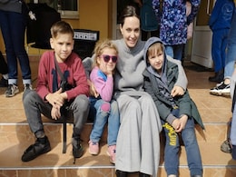 Angelina Jolie Makes Surprise Ukraine Trip, Meets Children, Volunteers Angelina Jolie Makes Surprise Ukraine Trip, Meets Children, Volunteers