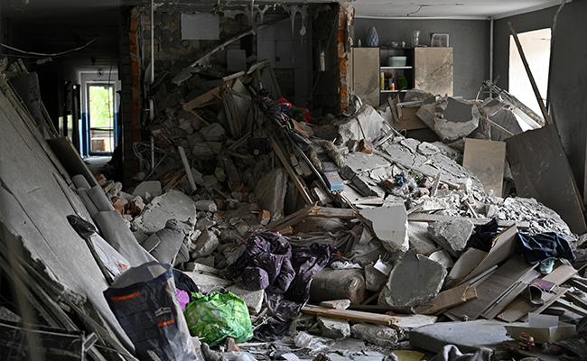 Russian Strike In Northest Ukraine Town Kills 3, Injures 12