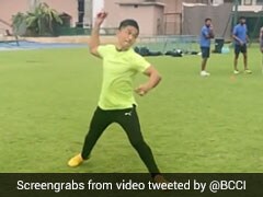Watch: Football Captain Sunil Chhetri Takes Part In Fielding Drill At NCA