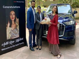 Actor Aditi Rao Hydari Brings Home The Audi Q7 SUV Actor Aditi Rao Hydari Brings Home The Audi Q7 SUV