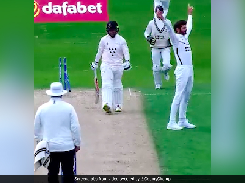 Watch: Middlesex Pacer Shaheen Afridi Castles Sussex Opener With An "Absolute Beauty" In County Championship