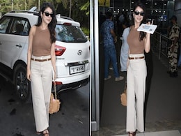 Shehnaaz Gill Pairs All Her Brown Basics To Absolute Perfection At The Airport Shehnaaz Gill Pairs All Her Brown Basics To Absolute Perfection At The Airport