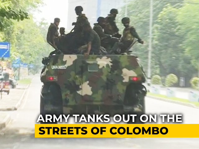 Army Tanks Patrol Streets Of Sri Lanka