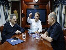 France's Macron, German Chancellor, Italy PM's "Unity" Train Ride To Kyiv France's Macron, German Chancellor, Italy PM's "Unity" Train Ride To Kyiv