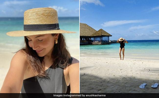 We Can't Say About Anushka Sharma But Her Black Swimsuit Doesn't Shy Away From The Sun