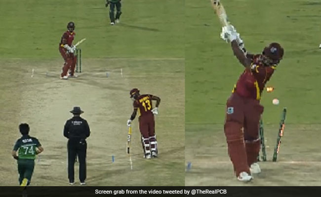 वसीम 'Jnr' ने बल्लेबाज को चौंकाया, बैटर शॉट खेलते ही हुआ बोल्ड, स्टंप देखे बिना भागा पवेलियन- Video