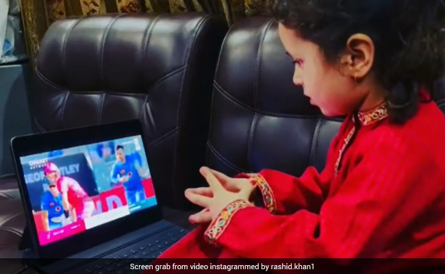 राशिद खान के विकेट लेते ही उछल पड़ती है उनकी भांजी, खुद क्रिकेटर के शेयर किया क्‍यूट Video