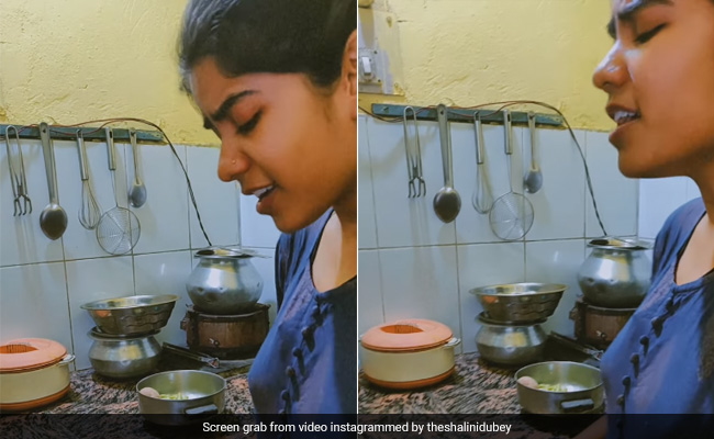 Viral Video: Woman Sings '<i>Pasoori</i>' While Working In Kitchen, Internet Mesmerised