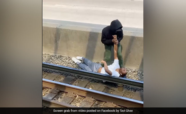 Watch: Commuter Jumps Down And Saves Man Stuck On 600-Volt Railway Track