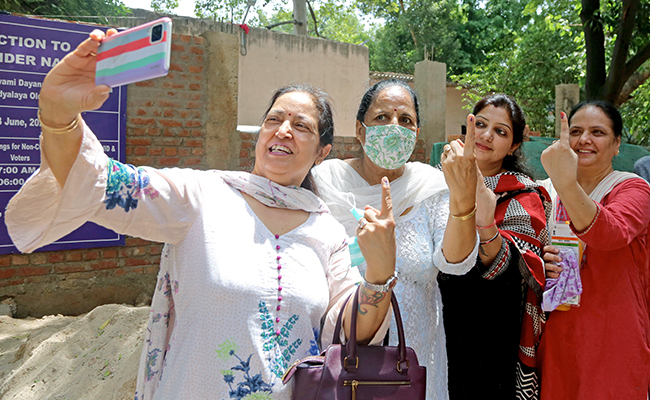 AAP, BJP In Key Fight As Voting Underway For Delhi Bypoll