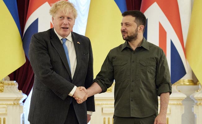 "Good To Be In Kyiv": UK PM Boris Johnson's Surprise Visit To Ukraine