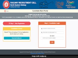 North Eastern Railway Recruitment 2022: 20 जूनियर टेक्निकल एसोसिएट पदों पर भर्ती, अभी अप्लाई करें North Eastern Railway Recruitment 2022: 20 जूनियर टेक्निकल एसोसिएट पदों पर भर्ती, अभी अप्लाई करें