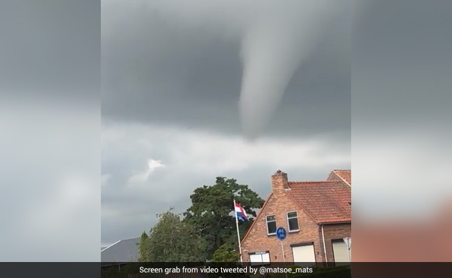 Video Shows Destruction In Dutch City As Rare Tornado Strikes