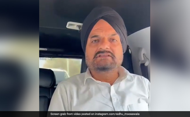 "If Law And Order So Good...": Sidhu Moosewala's Father Slams Bhagwant Mann