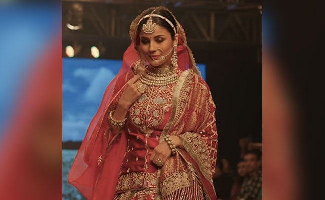"Debut Walk Done Right": Shehnaaz Gill On The Ramp In Bridal Look