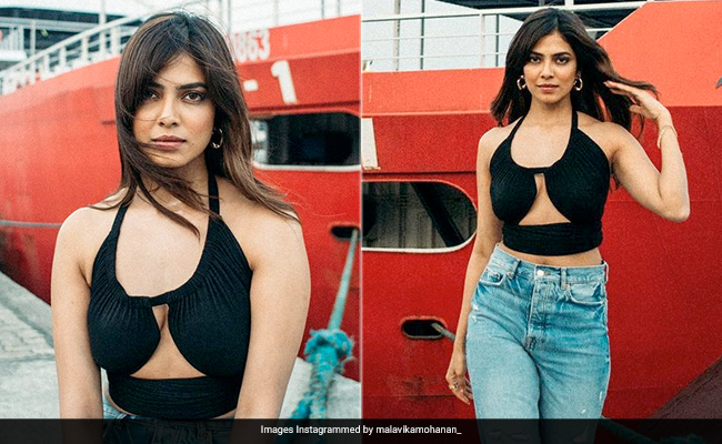 We'll Happily Sail Away With Malavika Mohanan's "Boat And Boots" Summer Style