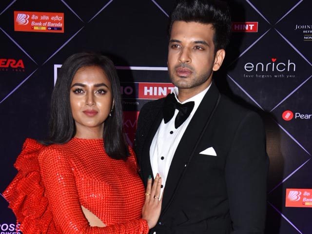 Karan Kundrra And Tejasswi Prakash Strike A Pose