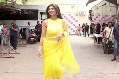 Shilpa Shetty Paints The Town Yellow Shilpa Shetty Paints The Town Yellow