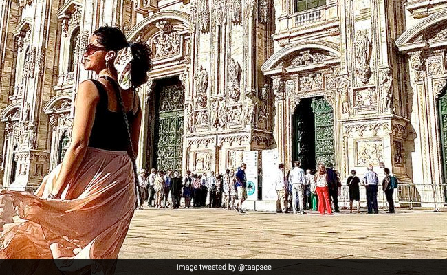 After Saying "Au Revoir" To France, Taapsee Pannu Woke Up In Milan