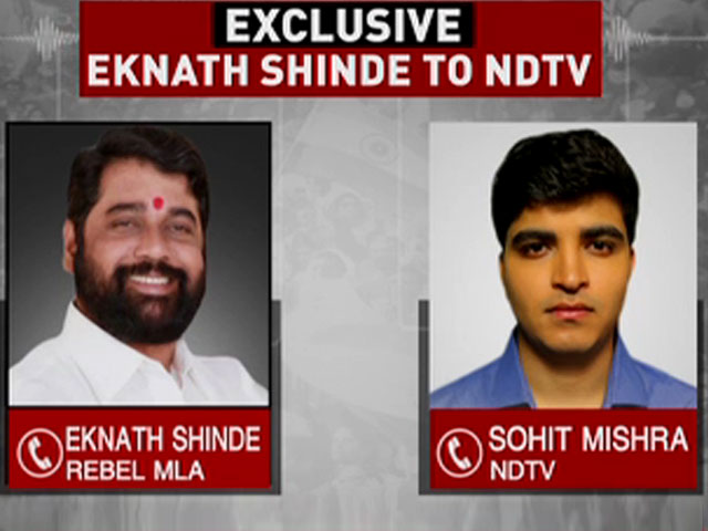 NDTV Exclusive: Eknath Shinde Claims Support Of 50 MLAs, 40 From Shiv Sena