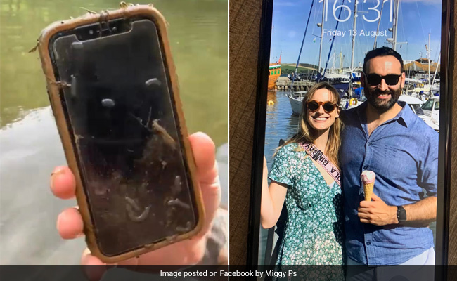 Man Reunited With Phone He Accidentally Dropped Into River 10 Months Ago