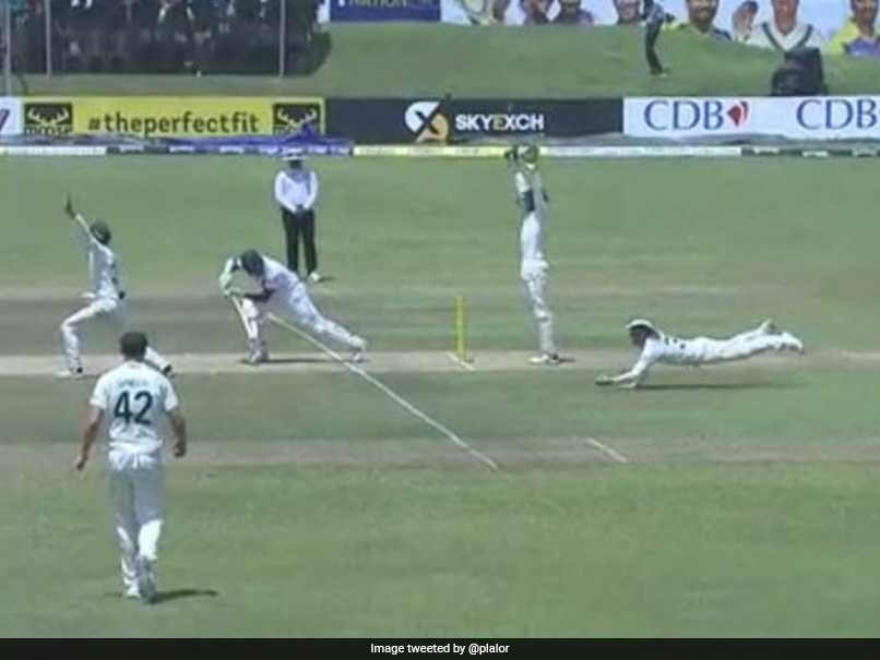 Watch: David Warner's One-Handed Diving Catch To Dismiss Sri Lanka Captain Dimuth  Karunaratne Is Stuff Of Legends