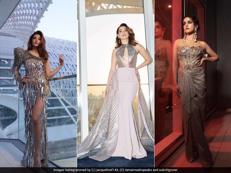 Sanya Malhotra, Tamannaah Bhatia, Jacqueline Fernandez Choose The Glitter Trend For IIFA 2022