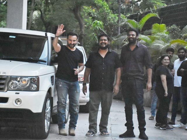 Catching Up With <i>Adipurush</i> Stars Prabhas, Saif Ali Khan
