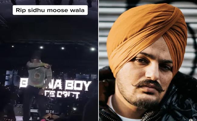 Watch: Nigerian Rapper Burna Boy Breaks Down On Stage As He Pays Tribute To Sidhu Moose Wala