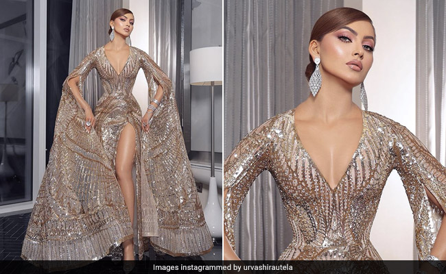 Another Day, Another Day For Urvashi Rautela's Golden Gowns To Light Up Our Way