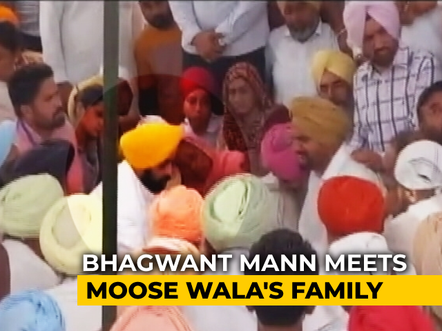 Sidhu Moose Wala Killing: Bhagwant Mann Visits Family In Singer's Village