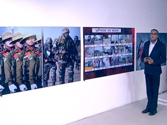 अग्निपथ योजना के खिलाफ छोटे शहरों में किए जा रहे हिंसक प्रदर्शन