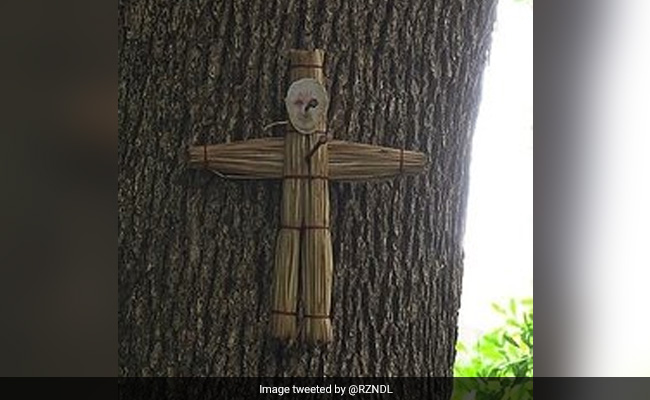 Straw Dolls With Putin's Face Found Nailed On Sacred Tree In Japan