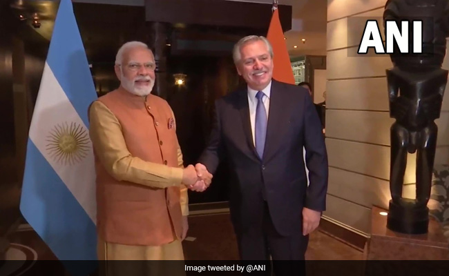 PM Modi Meets Argentinian President Alberto Fernandez In Germany