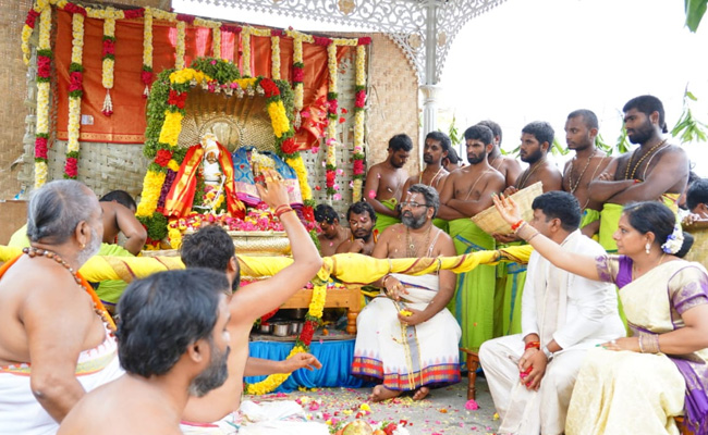 Rituals At Telangana's Srilakshmi Narasimha Swamy Temple Conclude