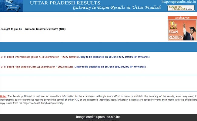 UP Board Result 2022: यूपी बोर्ड 10वीं और 12वीं का रिजल्ट आज, देर शाम बोर्ड ने जारी की ये सूचना