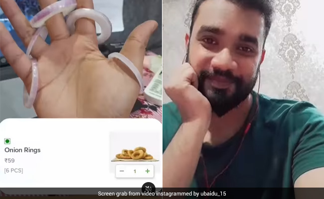 Watch: Man Orders Onion Rings But What He Receives Instead Leaves Internet In Splits