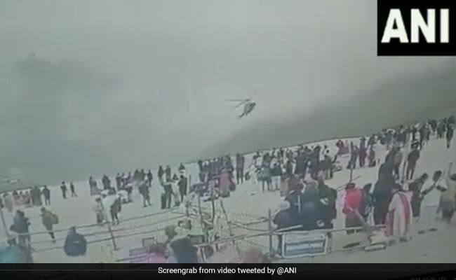 Watch: Helicopter Makes Uncontrolled Hard Landing In Kedarnath