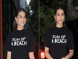 Kirti Sanon से सीखिए मानसून में स्टाइलिश और फैशनेबल दिखने का हुनर, काली टी शर्ट में लग रही हैं कूल एंड क्लासी Kirti Sanon से सीखिए मानसून में स्टाइलिश और फैशनेबल दिखने का हुनर, काली टी शर्ट में लग रही हैं कूल एंड क्लासी