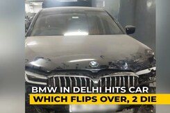 Speeding BMW In Delhi Hits Car Which Flips Over, 2 Children Dead Speeding BMW In Delhi Hits Car Which Flips Over, 2 Children Dead