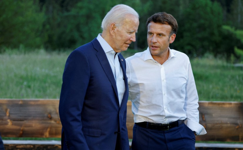 Macron Tells Biden That UAE, Saudi Can Barely Raise Oil Output