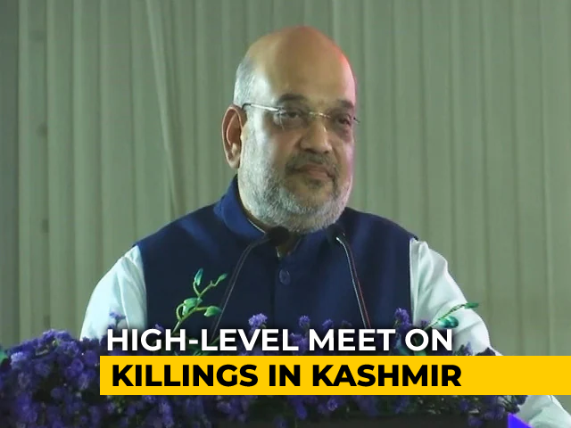 Amit Shah Meets National Security Adviser On Targeted Killings In Kashmir