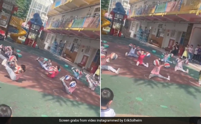 Watch: Chinese Toddlers' Physical Education Routine Goes Viral, Internet Hails "Small Ninjas"