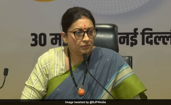 "Gutter Mouth": Smriti Irani Lashes Out At AAP's Gujarat Leader