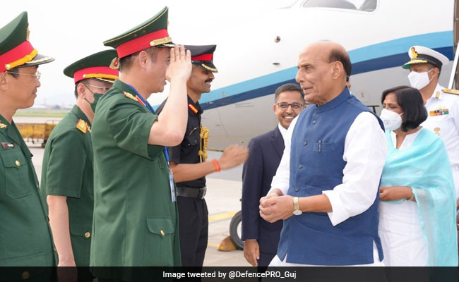 Rajnath Singh Arrives In Vietnam For 3-Day Visit To Further Defence Ties