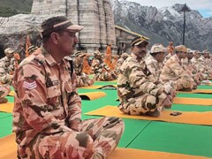 अंतर्राष्ट्रीय योग दिवस : आईटीबीपी के जवानों ने 19,000 फीट की ऊंचाई पर किया योग