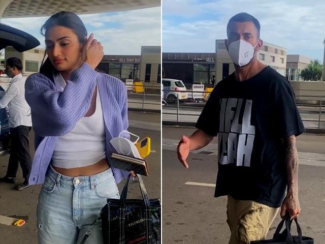 अथिया शेट्टी और केएल राहुल एयरपोर्ट पर हुए स्पॉट, जर्मनी के लिए हुए हुए रवाना