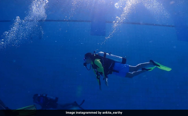Into The Blue With Ankita Konwar. See Scuba Diving Pics