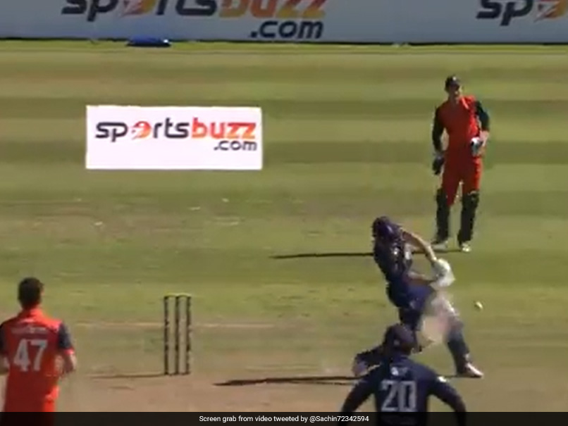 Watch: Ball Lands Outside Pitch On 2nd Bounce, Jos Buttler Still Smashes It For 6